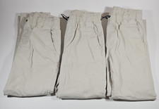 Lot of 3 Sonoma Boys Relaxed Chino Pants Small Pull-On Elastic Waist Kohls