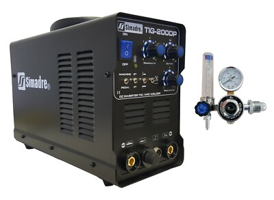 TIG MMA PULSE WELDER SIMADRE 200A TIG200DP 110/220V DC WELDING MACHINE ARGON REG