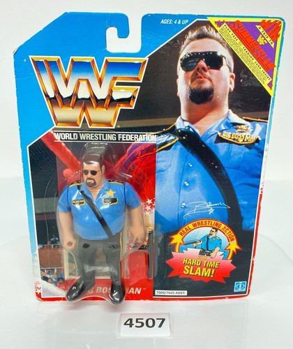 WWF wwe Vintage Wrestler Blue Card Big Boss Man 19...