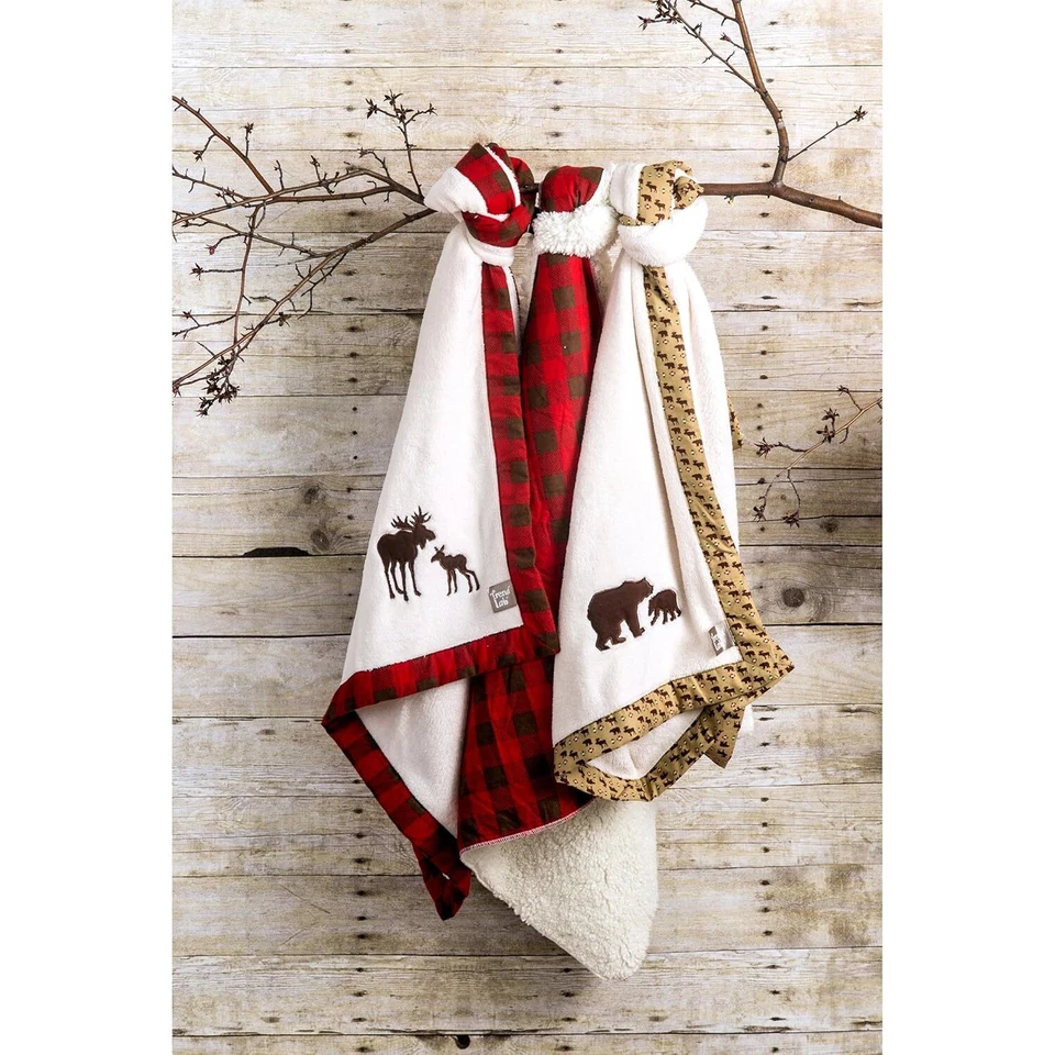 Franela Trend Lab Gris Marrón Buffalo Check e Imitación Blanca  Foto 4 de 4