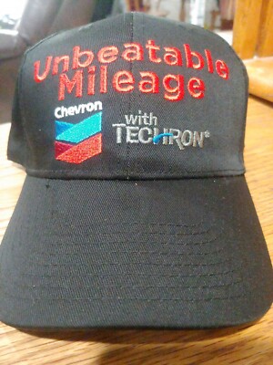CHEVRON Unbeatable Mileage Techron Baseball Hat Cap One Size Fits All New