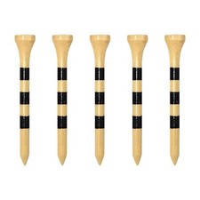 Wooden Golf Tees 2-3/4 inch 100 Count 70mm Long Golf Wood Bamboo Tees - Natur...