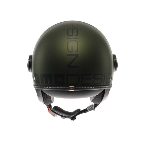 Casco MOMO DESIGN FGTR EVO E2206 Jet Mono Verde Opaco Matt GREEN/BLACK 002 new - Imagen 3 de 6