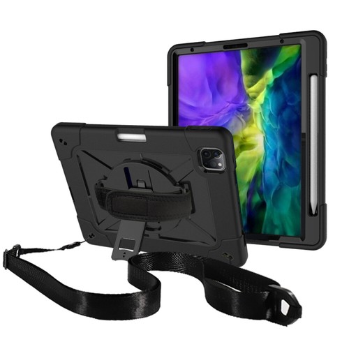 For iPad Air 2/Mini 1 2 3 4 5 Shockproof Heavy Duty Rubber Hard Case Stand Cover - Picture 20 of 36