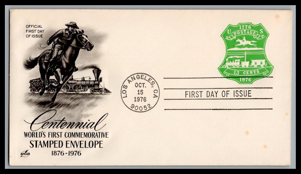 US FDC # U582 13c Bicentennial ArtCraft 1976, 0a835 | eBay