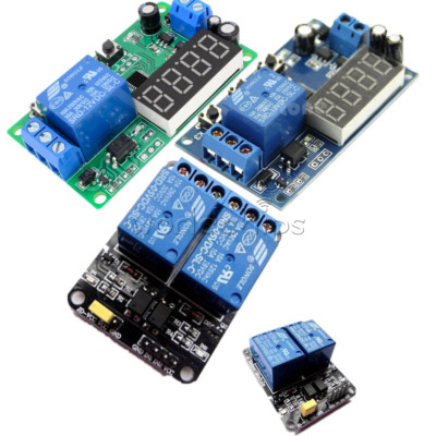 12V/5V 2 Channel LED Automation Delay Timer Switch Relay Module For Arduino