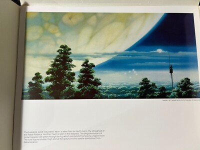 Star Wars 1977 Ralph McQuarrie Konzept Kunstdruck Portfolio Rebel Lookout Yavin