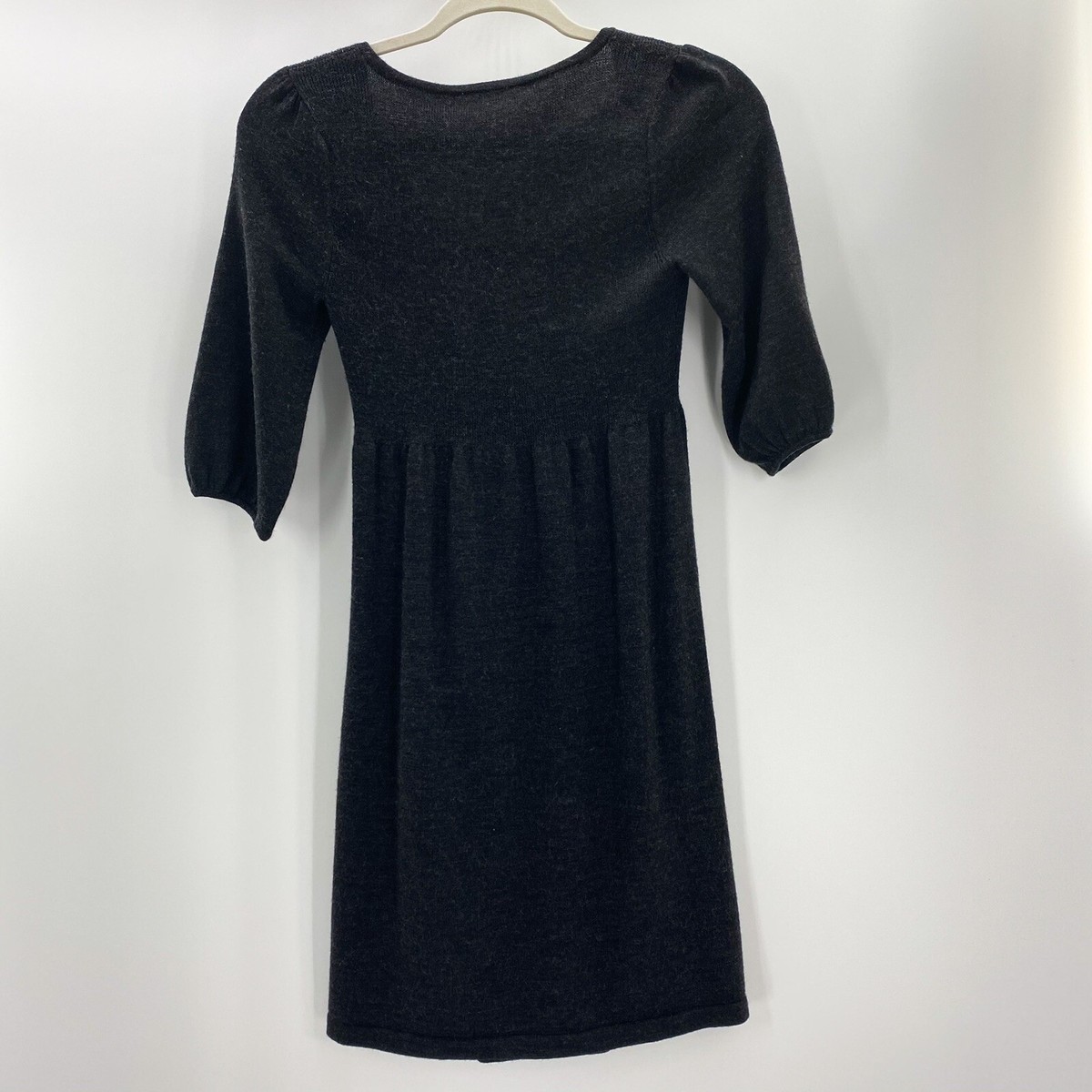 slim fit dress slacks Charcoal Pleated Blouson Dress main image 0