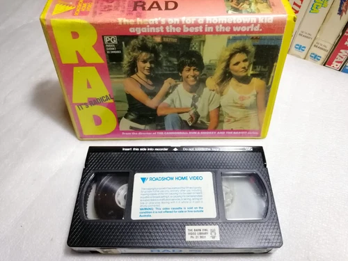 RAD the BMX Movie - RARE 1986 Australian Roadshow Home Video VHS 1st Issue SPORT