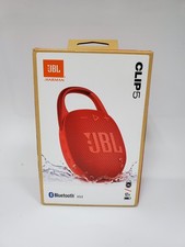 JBL Clip 5 RED Portable Bluetooth Speaker new seald