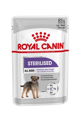 Sterilised Care Wet Pouches Adult Dog Food in Loaf, 85g - SINGLE POUCH