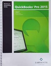 QuickBooks Pro 2015: Level 1 - Spiral-bound, by Trisha Conlon - Acceptable