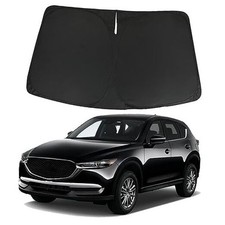 CX5 Windshield Sunshade - Black Silver-210T Reflective Fabric Material