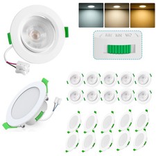 68mm LED Recessed Ceiling Light 5W Ultra Slim Dimmable Downlight Flat Panel Spot