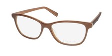 NEW ESCADA VESA04 GLASSES 09D2 PLASTIC WOMENS 53-15-140 BROWN FULL-RIM CAT EYE