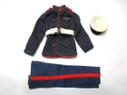 Vintage Marine Corps Dress Blues Uniform Belt, & Hat For 1964 G.I. Joe 031