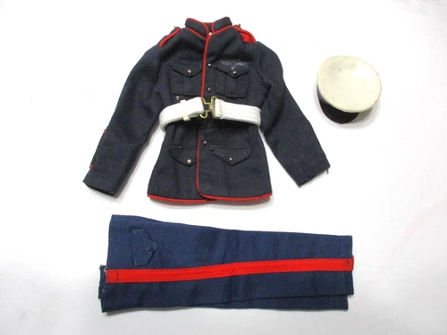 Vintage Marine Corps Dress Blues Uniform Belt, & Hat For 1964 G.I. Joe 031