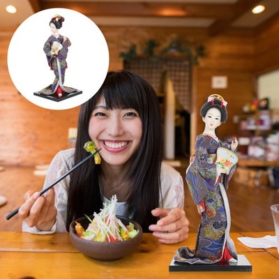 1pc Japanisch Geisha Kabuki Doll Tabletop Decoration Home Office Ornament