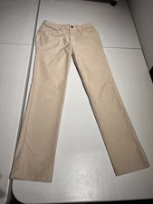 Lululemon Pants Men's 28 Khaki Slim Fit ABC Skinny Tech Canvas Work Casual 28x32
