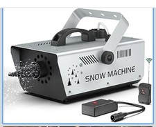1000W Snow Machine Wireless Remote Control Snow Machine for Christmas Wedding