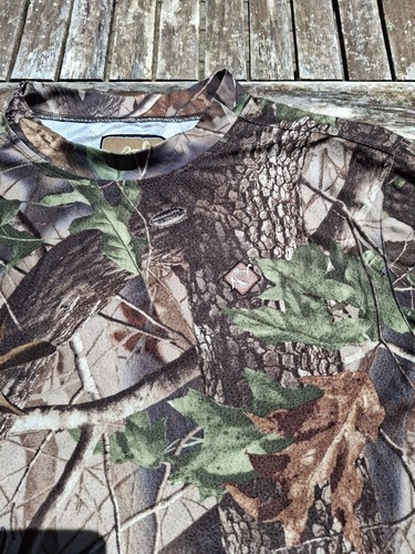 Ol Tom Technical Turkey Gear XL Shirt Realtree Hardwoods Men Mock Long Sleeve - Picture 5 of 11