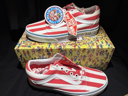 Vans x Where's Waldo Old Skool Red VN0A3WKT3UV Men's shoes  - Picture 1 of 9