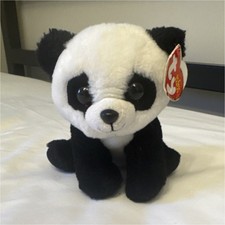 Ty Beanie Babies Baboo the Panda Plush Stuffed Animal Toy