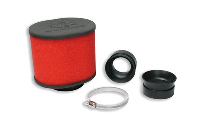 Malossi air filter for carburettor red filter E15 ø42/50/60 PHBH / Mikuni Keihin