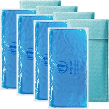 4PK Flexible Gel Ice Packs for Injuries Reusable - Pack Cold... 