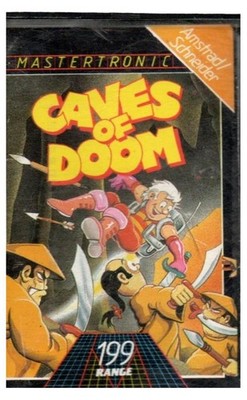 Mastertronic Caves of Doom Amstrad Schneider CPC Retro Game Kassette Abenteuer