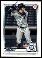 Julio Rodriguez 2020 Bowman Draft #BD-188 Mariners FREE SHIPPING AutographDen
