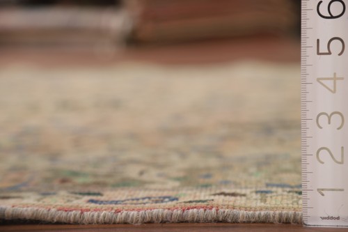 Alfombra de lana rosa hecha a mano alfombra tradicional floral decoración del hogar alfombra 6x9 - Imagen 23 de 24