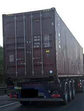 40ft HC Used Shipping Container storage in Liverpool - Cargo Worthy