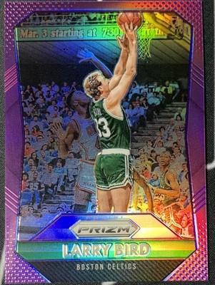 2015-16 Panini Prizm Larry Bird #261 Purple Prizm /99