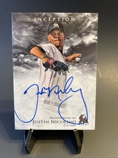 2013 Bowman Inception Prospect Autographs Justin Nicolino #PA-JN Rookie Card. rookie card picture