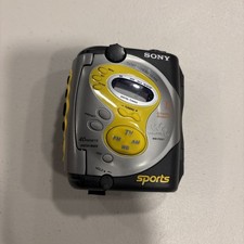 SONY WM-FS221 Walkman Sports Weather AM FM Radio Cassette Player -New Belt