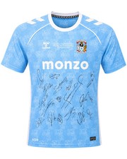 COVENTRY CITY FC 2025/26 CHAMPIONS SQUAD SIGNED HOME SHIRT (ACG CERT AG19064)
