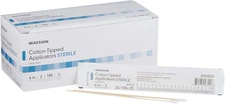 Sterile Cotton Tipped Applicators, 6 Inch, Box of 200 – Medical Cotton Swabs for