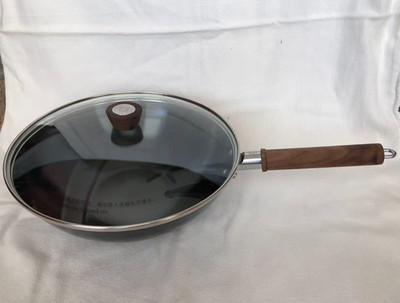 ZWILLING Dragon 12'' Carbon Steel Wok with Lid   Excellent Condition Original Box