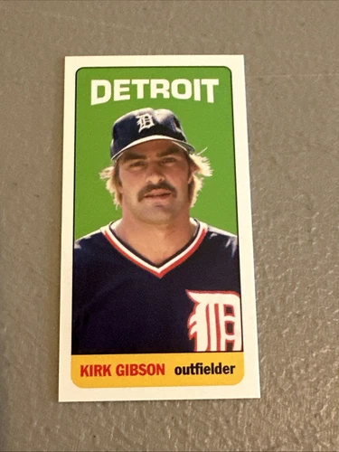 2013 Topps Archives Mini Tall Boys, Kirk Gibson  #MT-KG. Detroit Tigers