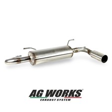 Terminale Scarico Silenziato Mazda MX-5 NA Miata 89-97 Acciaio Inox - AG Works