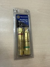 Western Enterprises FA-30 Flashback Arrestor Set Regulator Oxygen Fuel