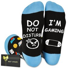 Stocking Stuffers For Teen Boys Gamer Socks Do Not Disturb Im Gaming Funny Gift