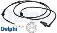 Delphi SS20347 Sensor FüR Raddrehzahl ABS Sensor Raddrehzahl FüR Renault