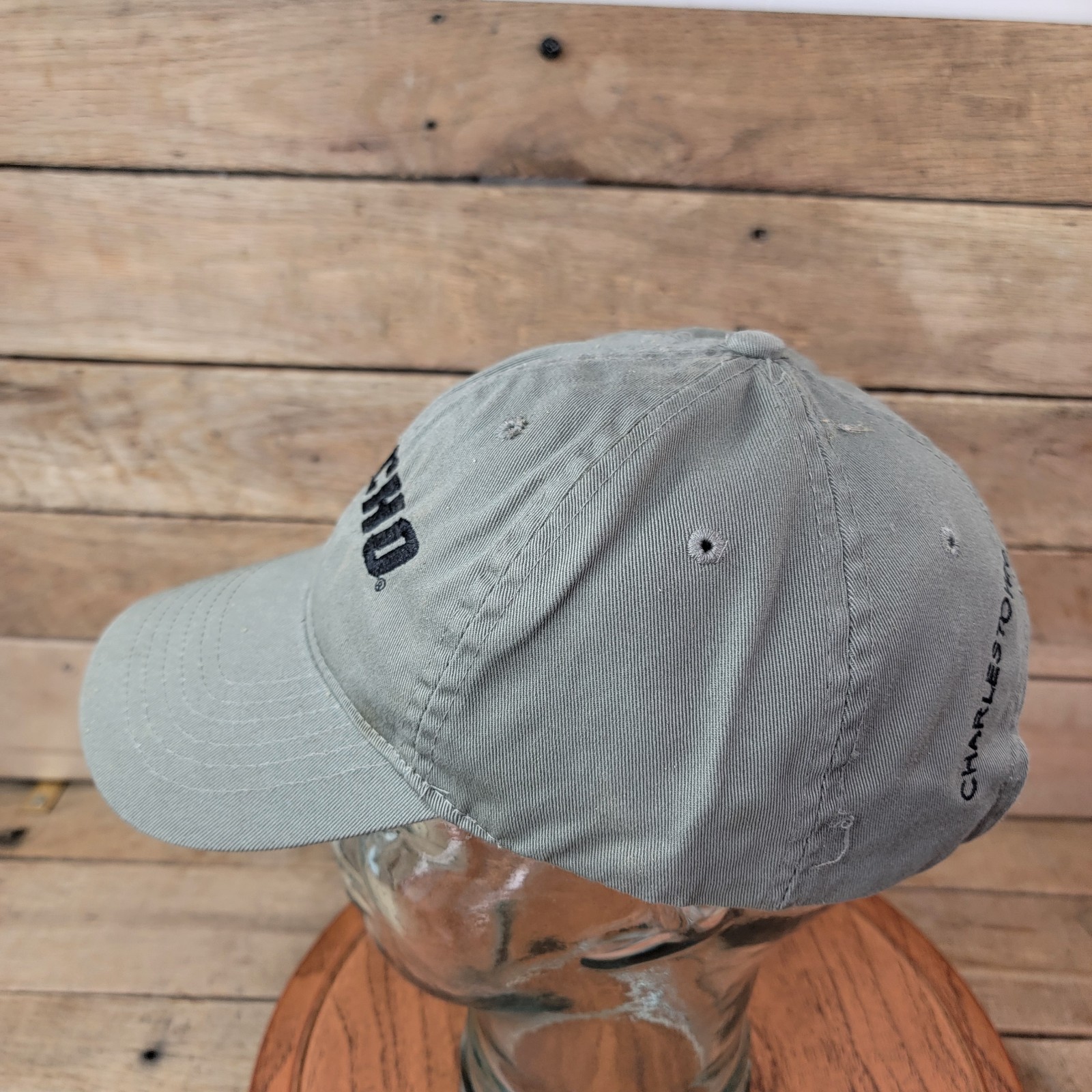ECHO Adjustable Strapback Hat Gray Outdoor Power … - image 2