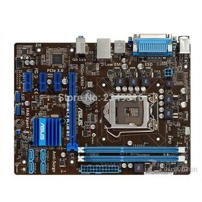 For P8H61-M LX PLUS R2.0 Motherboard LGA1155 ATX DDR3 H61 Desktop *yt