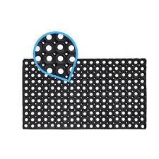 Heavy-Duty Hollow Ring Drainage Grid Mat – Non-Slip, Weather Resistant Wet Floor