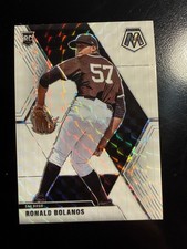 2020 Panini Chronicles Mosaic White Prizm 13/25 Ronald Bolanos #7