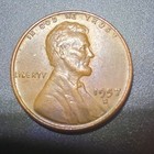 1957-D Lincoln Wheat Small Cent Denver Business Strike Circulated BN — photo 1