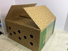 Disposable Pet Carrier, Cardboard Pet Carrier, Small Animals, 12/Case 13&rdquo;x13&rdquo;x7&rdquo;